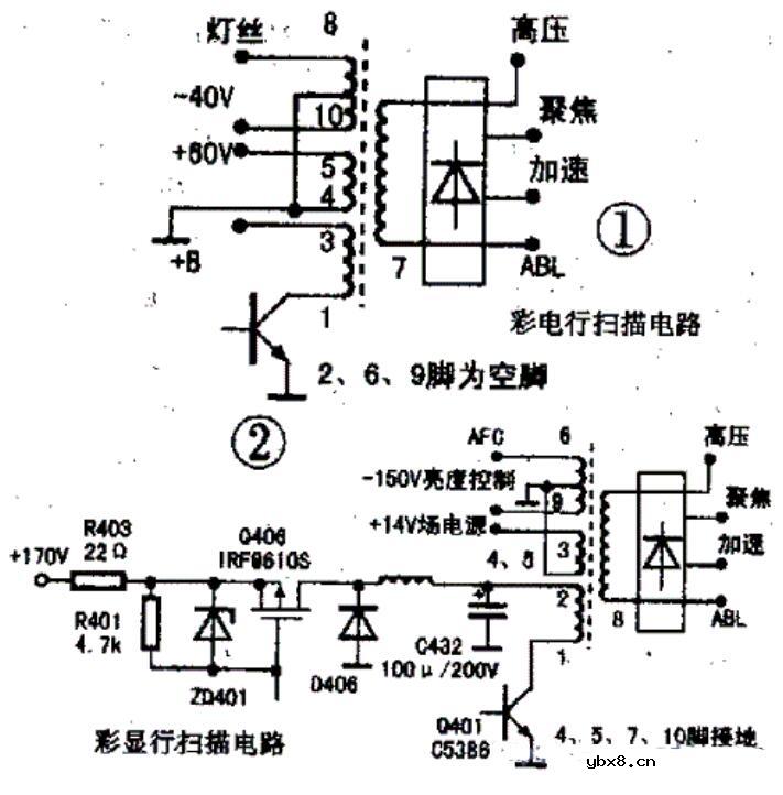 彩电行输出变压器怎样代换