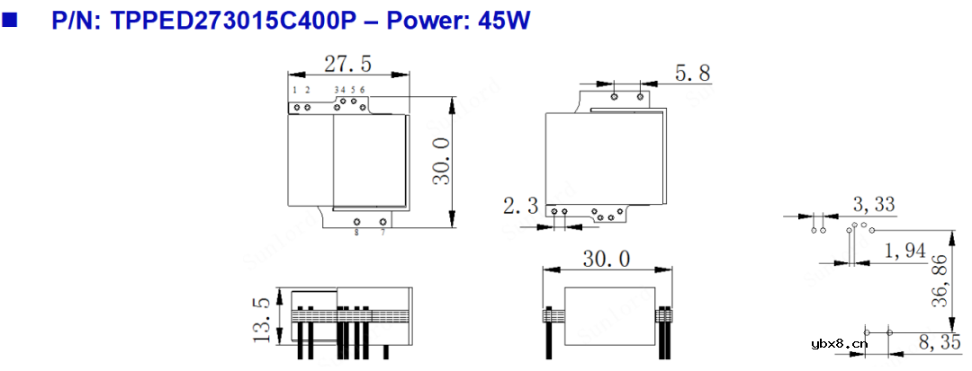 平面变压器在快充电源上的应用