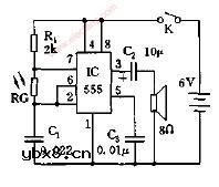玩具光线琴电路图
