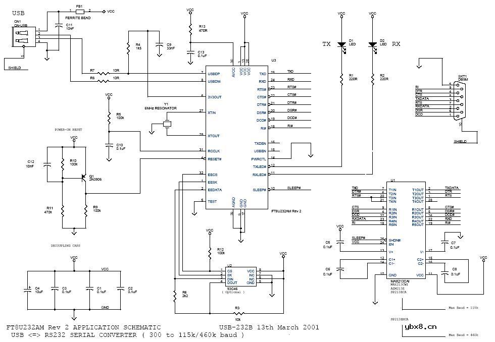 串口鼠标接线图
