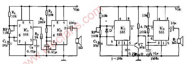 救护车音响电路图