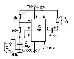 液位监控报警电路图