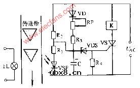 光控晶闸管运行监控电路图
