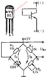 温敏二极管电桥电路图