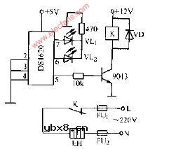 DS1620恒温电路图