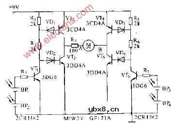 光控换向电路图