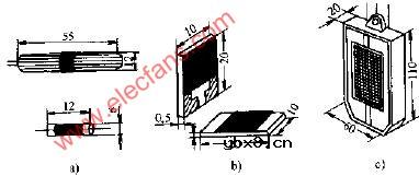 MS01型湿敏元件外型尺寸电路图