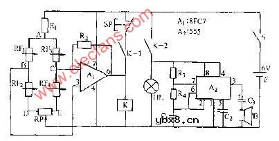 力敏地动仪电路