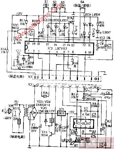希贵GDS65-C电脑式多用电饭锅电路图