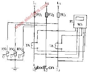 电能表避雷保护电路图