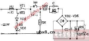 容声RTP18-A茶具消毒柜电路图