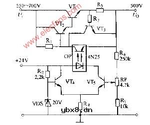 光耦合稳压电路图1