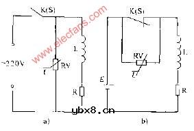 压敏电阻器灭弧电路图