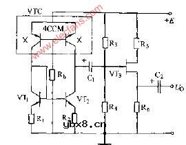 4CCM场效应晶体管源极输出电路图