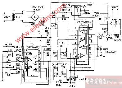 鲁斌QZD-1型淋浴器电路图