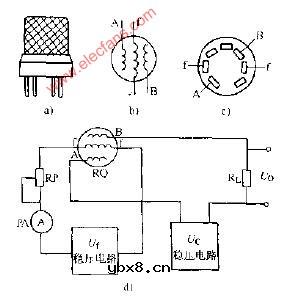 MQ11型气敏元件应用电路图