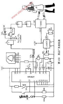 商品广告机电路图