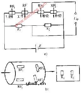 双片工作半桥式力敏电桥5电路图
