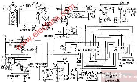 玉环牌CDR-30A电热水器电路图