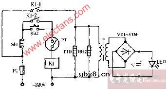 华宝YHX60-2A高温电子消毒柜电路图