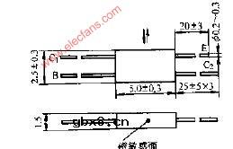 4CCM型硅磁敏晶体管外形尺寸电路图