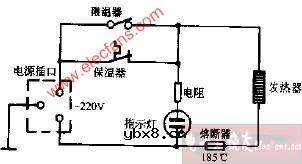 三角CFXB系列保温式自动电饭锅电路图