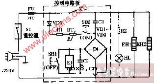 半球HD-75高温电子消毒柜电路图