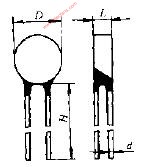 MYL1型压敏电阻器外形电路图