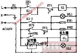 杰力SCX-63A双功能电子消毒柜电路图
