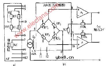 IC--1431型硅压阻式压力传感器及其经典电路图