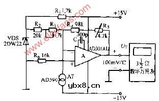 AD590温度计电路图