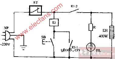 德力DCX-15高温电子茶具消毒柜电路图