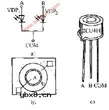 同心环式光敏二极管电路图