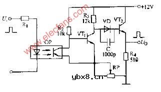 光耦合器应用在施密特电器电路图