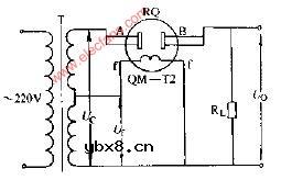 QM-T2型气敏元件OO检测电路图