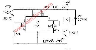 灵敏度可调节的光电继电路图