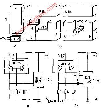磁敏晶体管无触点开关电路图