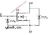 场效应晶体管TVS保护电路图