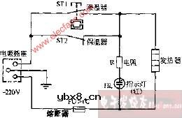 容声CFXB-2型单灯保温式自动电饭锅电路图