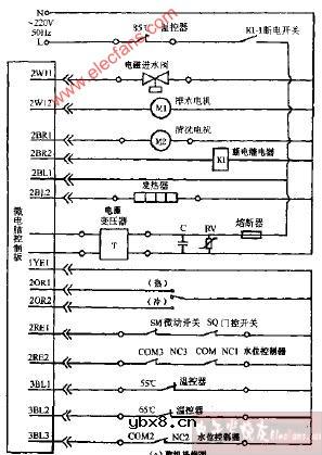 奥柯玛(普爱)WQP系列家用全自动洗碗机电路图2