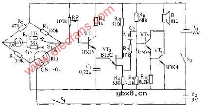 可燃气体泄漏声响电路图