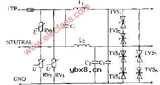 采用RC好TVS保护电路图