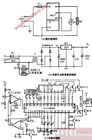 康宝SDX-51A(52A)系列电脑式消毒柜电路图