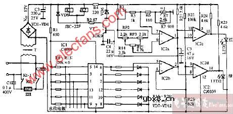 华夏HXZD-6电热淋浴器电路图