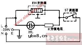三角牌喷汽喷雾电熨斗电路图
