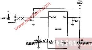 ML2221遥控温度传感电路图
