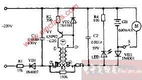 超人RSCX-8充电式电动剃须刀电路图
