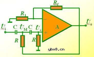 二阶高通滤波电路