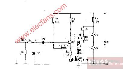 74LS04P内部电路图