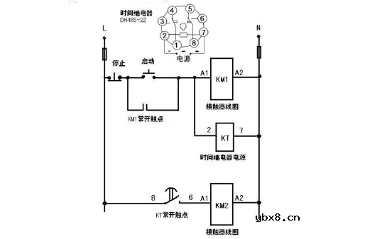 时间继电器种类和接线图及原理